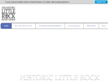 Tablet Screenshot of historiclittlerockbc.org
